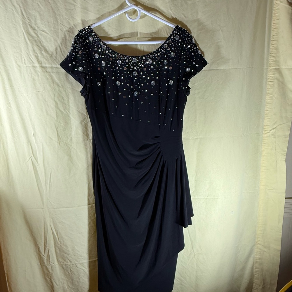 Alex Evenings Black Dress NWOT